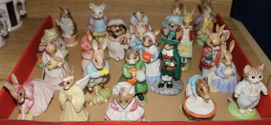 Twenty one Beatrix Potter characters